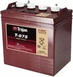 Trojan 8 volt golf cart battery