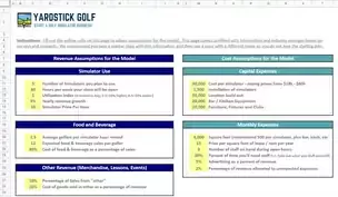 Golf Simulator Business Startup Model