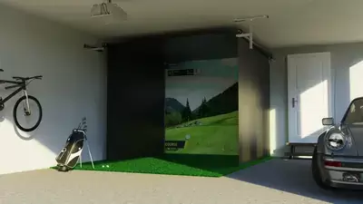 Golf Impact Screen Fully Extended