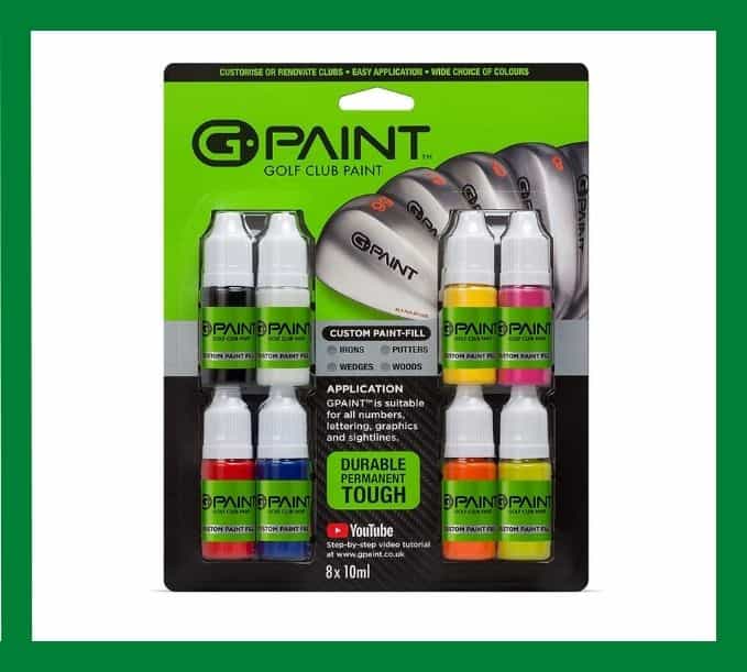 golf club paint fill for stamping