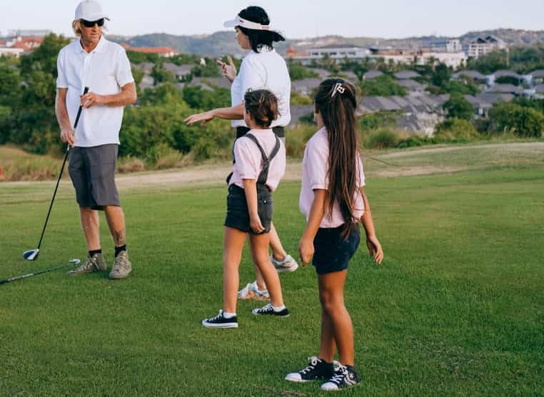 Family Golfing