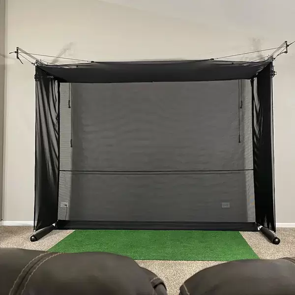 golf simulator screen retractable