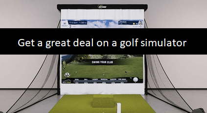 Golf simulator deals