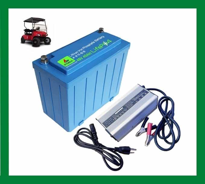 Golf Cart Battery and Charger