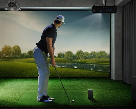 Golf Practice on a Simulator