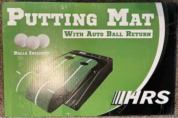 Putting Mat with Auto Ball Return