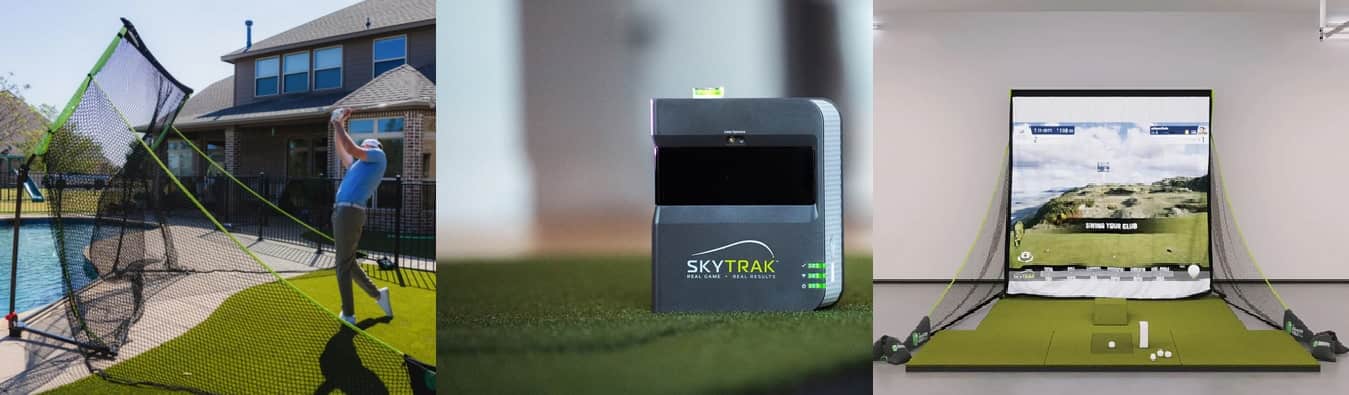 SkyTrack Outdoor Golf Simulator Packages